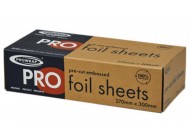 PROWRAP POP-UP ALUMINIUM FOIL SHEETS 270x300mm (500 per box)